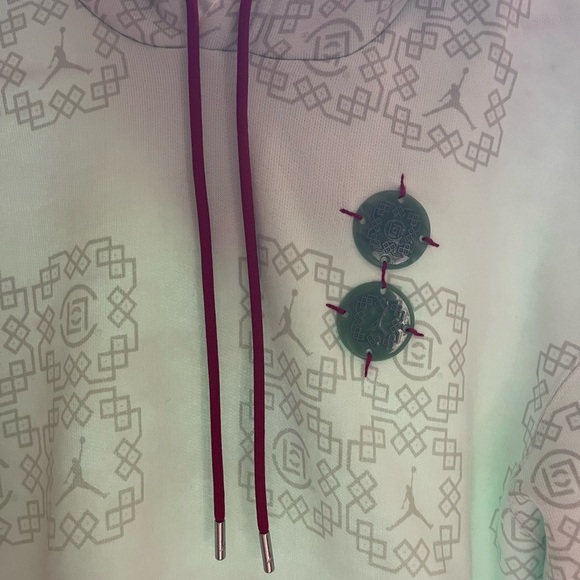 EUC Nike Jordan x CLOT Jade Fleece Hoodie - S - Picture 6 of 9